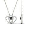 Load image into Gallery viewer, dual-heart-cute-diamond-pendant-with-black-diamond-in-FDPD11228GBLACK-NL-WG.jpg