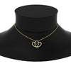 Load image into Gallery viewer, dual-heart-cute-diamond-pendant-with-black-diamond-in-FDPD11228GBLACK-NL-YG.jpg