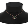 Load image into Gallery viewer, dual-heart-cute-diamond-pendant-with-emerald-in-FDPD11228GEMGR-NL-RG.jpg