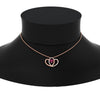 Load image into Gallery viewer, dual-heart-cute-diamond-pendant-with-pink-sapphire-in-FDPD11228GSADRPI-NL-RG.jpg
