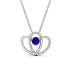 Load image into Gallery viewer, dual-heart-cute-diamond-pendant-with-sapphire-in-FDPD11228GSABL-NL-WG.jpg