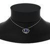 Load image into Gallery viewer, dual-heart-cute-diamond-pendant-with-sapphire-in-FDPD11228GSABL-NL-WG.jpg