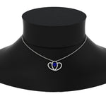 Load image into Gallery viewer, dual-heart-cute-diamond-pendant-with-sapphire-in-FDPD11228GSABL-NL-WG.jpg
