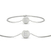 Load image into Gallery viewer, Alphabet disc diamond bracelet