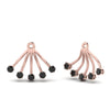 Load image into Gallery viewer, ear-lobe-black-diamond-jacket-in-rose-gold-FDEAR9316GBLACKANGLE2-NL-RG.jpg