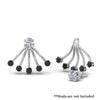 Load image into Gallery viewer, ear-lobe-black-diamond-jacket-in-white-gold-FDEAR9316GBLACKANGLE2-NL-WG.jpg
