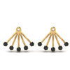 Load image into Gallery viewer, ear-lobe-black-diamond-jacket-in-yellow-gold-FDEAR9316GBLACKANGLE2-NL-YG.jpg