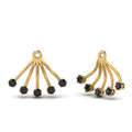 Thumbnail 61 - ear-lobe-black-diamond-jacket-in-yellow-gold-FDEAR9316GBLACKANGLE2-NL-YG.jpg