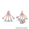 Load image into Gallery viewer, ear-lobe-diamond-jacket-in-rose-gold-FDEAR9316ANGLE2-NL-RG.jpg