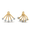 Load image into Gallery viewer, ear-lobe-diamond-jacket-in-yellow-gold-FDEAR9316ANGLE2-NL-YG.jpg