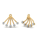 Thumbnail 7 - ear-lobe-diamond-jacket-in-yellow-gold-FDEAR9316ANGLE2-NL-YG.jpg