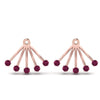 Load image into Gallery viewer, ear-lobe-pink-sapphire-jacket-in-rose-gold-FDEAR9316GSADRPIANGLE2-NL-RG.jpg
