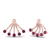 Load image into Gallery viewer, ear-lobe-pink-sapphire-jacket-in-rose-gold-FDEAR9316GSADRPIANGLE2-NL-RG.jpg