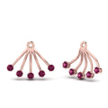 Thumbnail 19 - ear-lobe-pink-sapphire-jacket-in-rose-gold-FDEAR9316GSADRPIANGLE2-NL-RG.jpg