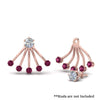 Load image into Gallery viewer, ear-lobe-pink-sapphire-jacket-in-rose-gold-FDEAR9316GSADRPIANGLE2-NL-RG.jpg