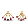 Load image into Gallery viewer, ear-lobe-pink-sapphire-jacket-in-yellow-gold-FDEAR9316GSADRPIANGLE2-NL-YG.jpg