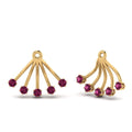Thumbnail 25 - ear-lobe-pink-sapphire-jacket-in-yellow-gold-FDEAR9316GSADRPIANGLE2-NL-YG.jpg