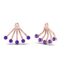 Thumbnail 73 - ear-lobe-purple-topaz-jacket-in-rose-gold-FDEAR9316GVITOANGLE2-NL-RG.jpg