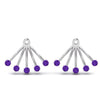 Load image into Gallery viewer, ear-lobe-purple-topaz-jacket-in-white-gold-FDEAR9316GVITOANGLE2-NL-WG.jpg