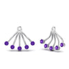 Load image into Gallery viewer, ear-lobe-purple-topaz-jacket-in-white-gold-FDEAR9316GVITOANGLE2-NL-WG.jpg