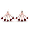 Load image into Gallery viewer, ear-lobe-ruby-jacket-in-rose-gold-FDEAR9316GRUDRANGLE2-NL-RG.jpg