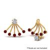 Load image into Gallery viewer, ear-lobe-ruby-jacket-in-yellow-gold-FDEAR9316GRUDRANGLE2-NL-YG.jpg