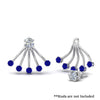 Load image into Gallery viewer, ear-lobe-sapphire-jacket-in-white-gold-FDEAR9316GSABLANGLE2-NL-WG.jpg