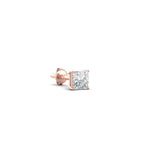 Load image into Gallery viewer, Earring For Men 2 Carat Princess Cut Stud
