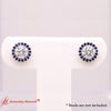 Load image into Gallery viewer, earring-jacket-for-2-carat-round-stud-earrings-with-sapphire-in-14k-white-gold-fdear11307-0-50-ct-1