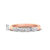 Load image into Gallery viewer, east-weast-five-emerald-cut-diamond-band-in-rose-gold-FD8126EMB-0.75CT-NL-RG-HW-