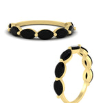 Load image into Gallery viewer, east-west-2-carat-marquise-black-onyx-wedding-ring-in-FD9939MQBGBLACKANGLE3-2.00CT-NL-YG
