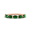Load image into Gallery viewer, east-west-2-carat-marquise-emerald-wedding-ring-in-FD9939MQBGEMGRANGLE3-2.00CT-NL-RG
