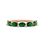 Load image into Gallery viewer, east-west-2-carat-marquise-emerald-wedding-ring-in-FD9939MQBGEMGRANGLE3-2.00CT-NL-RG
