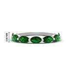 Load image into Gallery viewer, east-west-2-carat-marquise-emerald-wedding-ring-in-FD9939MQBGEMGRANGLE3-2.00CT-NL-WG
