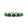 Load image into Gallery viewer, east-west-2-carat-marquise-emerald-wedding-ring-in-FD9939MQBGEMGRANGLE3-2.00CT-NL-WG