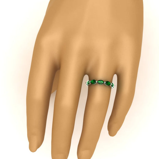 east-west-2-carat-marquise-emerald-wedding-ring-in-FD9939MQBGEMGRANGLE3-2.00CT-NL-WG