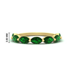 Load image into Gallery viewer, east-west-2-carat-marquise-emerald-wedding-ring-in-FD9939MQBGEMGRANGLE3-2.00CT-NL-YG
