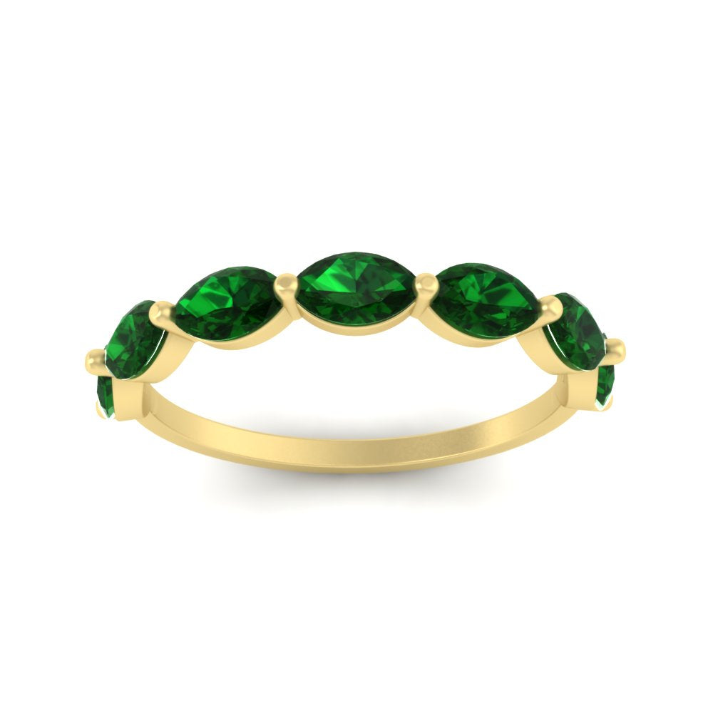 east-west-2-carat-marquise-emerald-wedding-ring-in-FD9939MQBGEMGRANGLE3-2.00CT-NL-YG