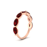 Load image into Gallery viewer, east-west-2-carat-marquise-ruby-wedding-ring-in-FD9939MQBGRUDRANGLE3-2.00CT-NL-RG
