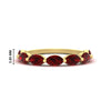 Load image into Gallery viewer, east-west-2-carat-marquise-ruby-wedding-ring-in-FD9939MQBGRUDRANGLE3-2.00CT-NL-YG