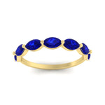 Load image into Gallery viewer, east-west-2-carat-marquise-sapphire-wedding-ring-in-FD9939MQBGSABLANGLE3-2.00CT-NL-YG
