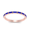 Load image into Gallery viewer, east-west-baguette-stack-sapphire-wedding-band-in-rose-gold-FD123020BGSABL-NL-RG.jpg