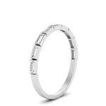 Load image into Gallery viewer, east-west-baguette-stack-wedding-band-in-white-gold-FD123020B-NL-WG.jpg
