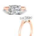 Thumbnail 14 - east-west-cushion-2-tone-engagement-ring-in-rose-gold-fd11539cur-nl-rg