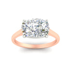 Load image into Gallery viewer, east-west-cushion-2-tone-engagement-ring-in-rose-gold-fd11539cur-nl-rg
