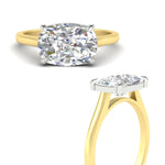 Load image into Gallery viewer, east-west-cushion-2-tone-engagement-ring-in-yellow-gold-fd11539cur-nl-yg

