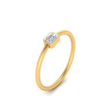 Load image into Gallery viewer, east-west-emerald-cut-stacking-ring-in-yellow-gold-FD9543EMR-NL-YG.jpg
