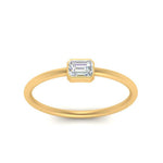 Load image into Gallery viewer, east-west-emerald-cut-stacking-ring-in-yellow-gold-FD9543EMR-NL-YG.jpg
