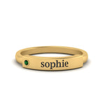 Load image into Gallery viewer, East West Name Signet Band
