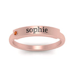 Load image into Gallery viewer, East West Name Signet Band
